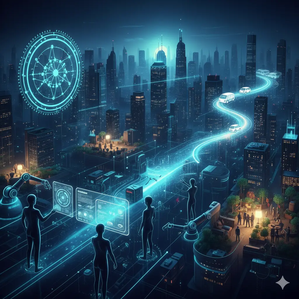 Autonomous AI systems working across interconnected processes