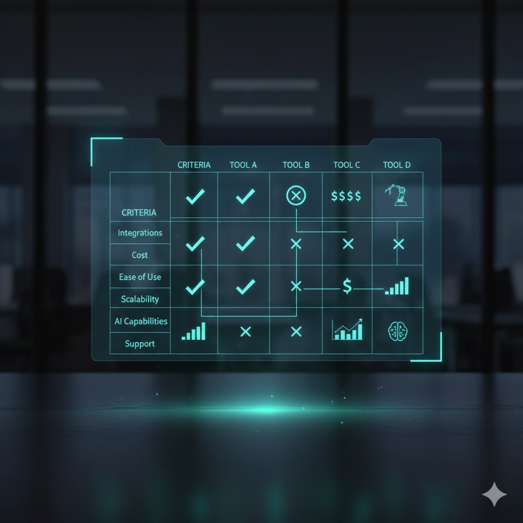 Framework for selecting automation tools based on SME needs
