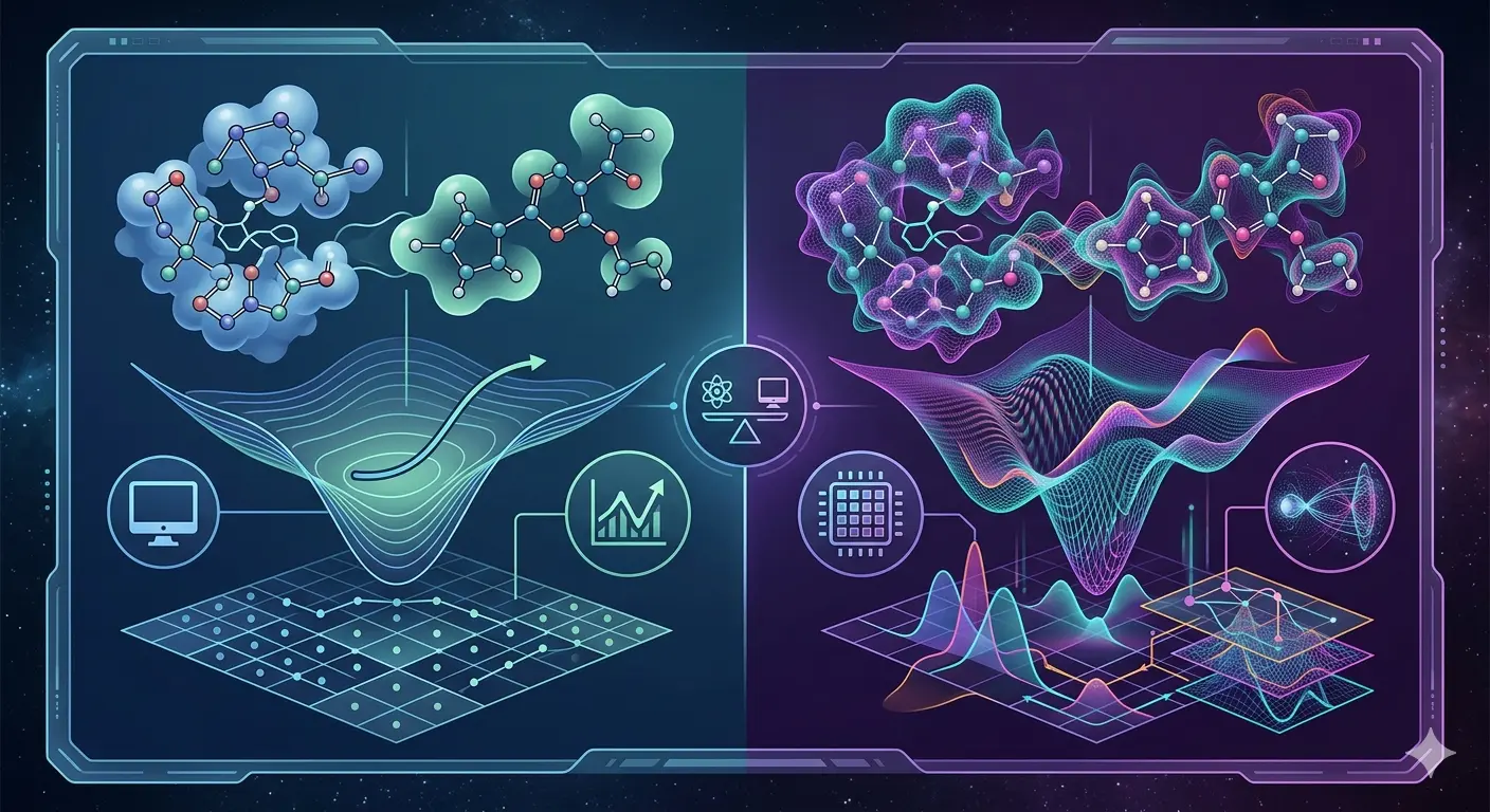 Quantum simulation of molecular interactions for drug discovery